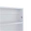 Pharmacie H 25,7 po, 1 porte, 3 tablettes, 1 miroir, blanc-98982381