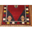 Tapis géométrique Kilim rouge 4 x 7