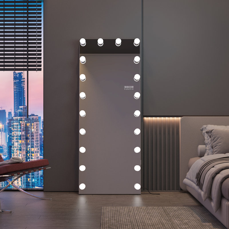 Rectangle LED Metal Full Length Mirror