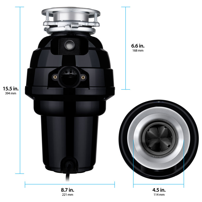 1.25 HP Premium Continuous Feed Garbage Disposal