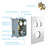 10 Inch Square Dual Shower Head - Handheld And Wall Mounted With