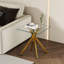 Table de bout carrée en verre transparent 17,72 po-89752816-133323151