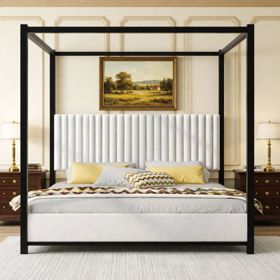 Wyndham Upholstered Canopy Bed
