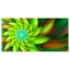 Reproduction d’art sur toile tendue grande vert transparent fractal-20864790