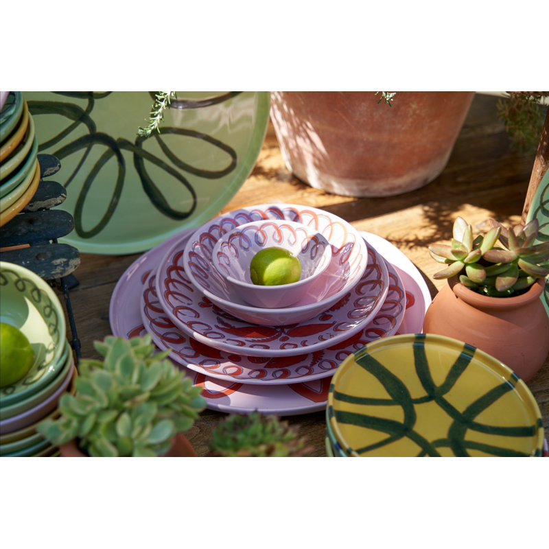Amalfi Berry Bowl - Pink - 4.5", Pink