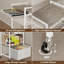 Table basse à 5 niveaux sur roulettes