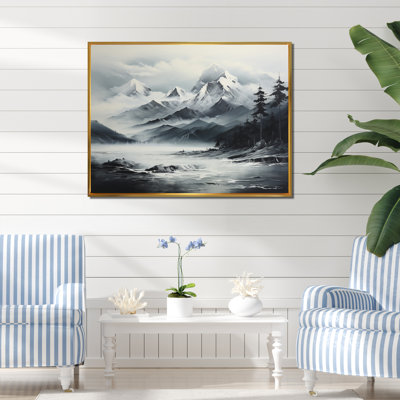«Beach Photo Mountain Majesty I», art mural sur toile