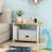 2-Tier No Tools Tube Shelf And End Table With Simple Stylish Design, Easy 5-Minute Assembly, Sturdy And Functional For Any Room