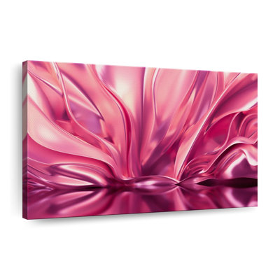 «Blush Pink Abstract», reproduction sur toile