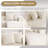 Kustas 133.45''W Corduroy U-shape Modular Low Back Vacuumed Sectional-873081704
