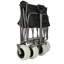 Minimeetall Beach Utility Cart with 9" Pneumatic Tires - 500lbs Capacity & All Terrain Steel Frame