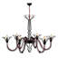 Lustre classique à 6 lumières de style bougie Ellwood