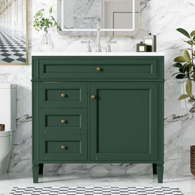 Meuble-lavabo 36 po avec lavabo supérieur