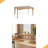 Dining Table, Rubberwood With Veneer, Mid-Century