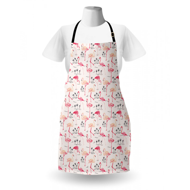 Flamingo Bib Apron