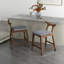 Anastasi Upholstered Counter Stool with Solid Wood Frame