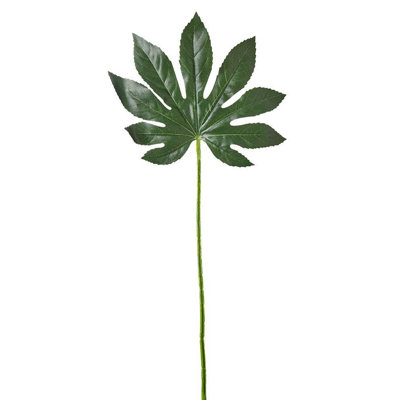 24'' Faux Fatsia Leaf