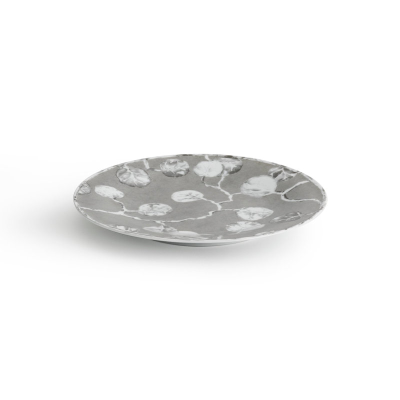 Botanical Leaf Handmade Porcelain Salad/Dessert Plate