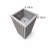 Square Grove Column Planter - Grey Brown-254379646