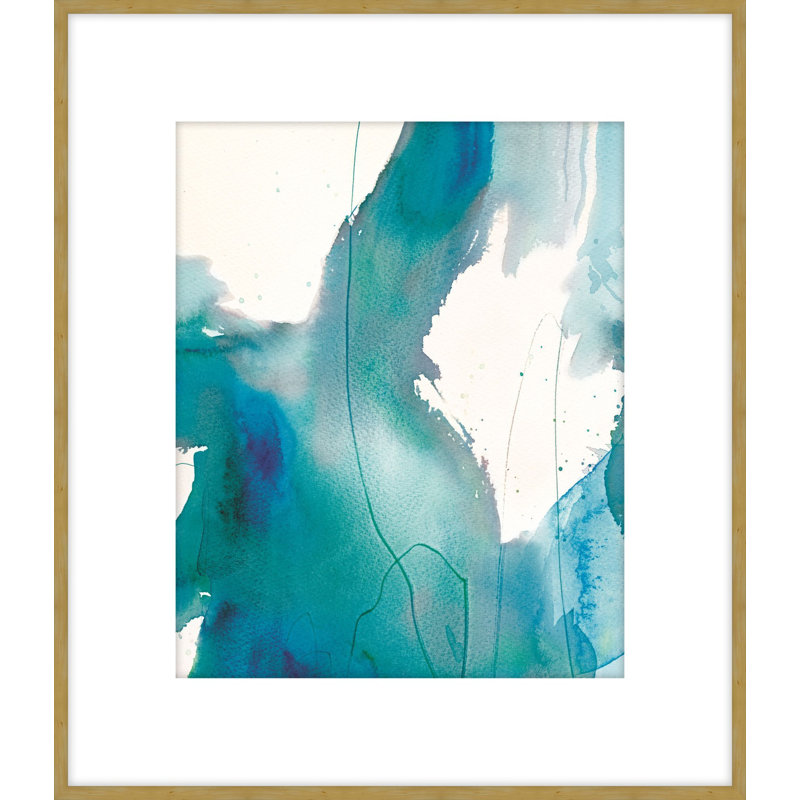 Blue Lake 1 Print, 27.48" H x 24.48" W