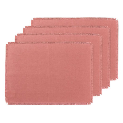 Fringe - 100% Pure Linen Placemats