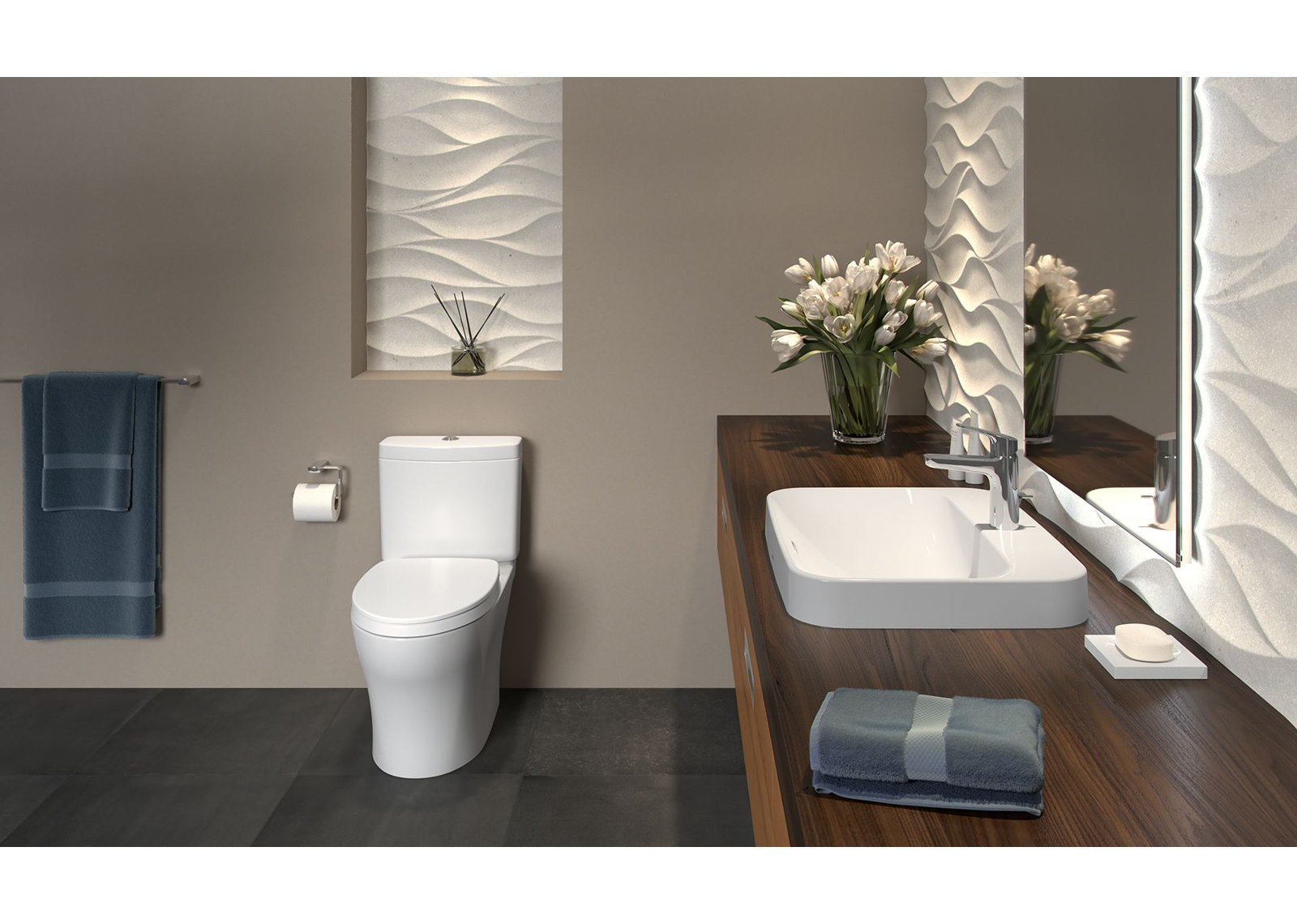 Aquia® IV Dual-Flush Two-Piece Toilet, Cotton White