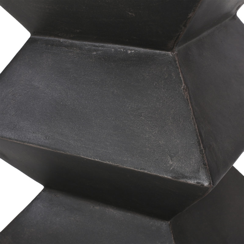 Table d'appoint d'extérieur en béton léger (seulement la table incluse)