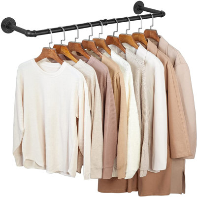 Aliona 38.4'' Industrial Pipe Clothing Rack