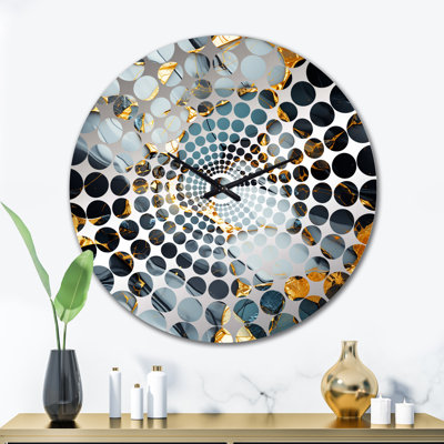 Wiona - Horloge murale en marbre