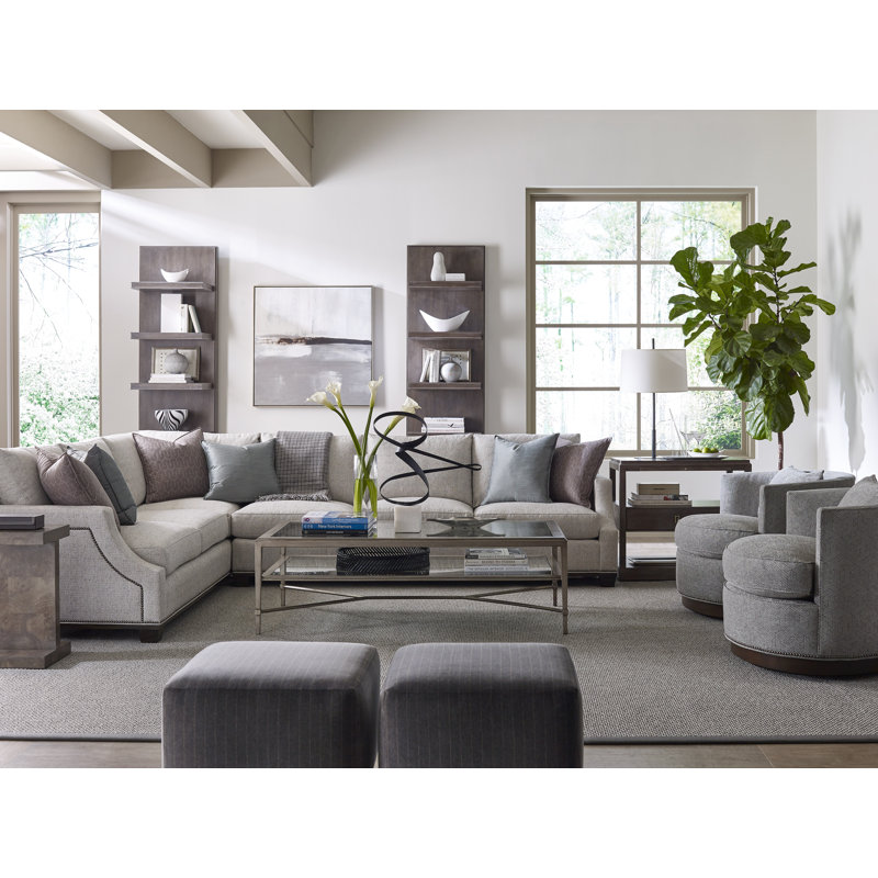 Mulligan By Michael Weiss Square Ottoman, Worthy Snow, Havana, Yes