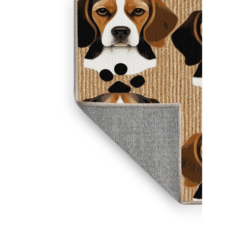  Tapis lavable Beagle Dogs, Rectangulaire 2 pi x 3 pi