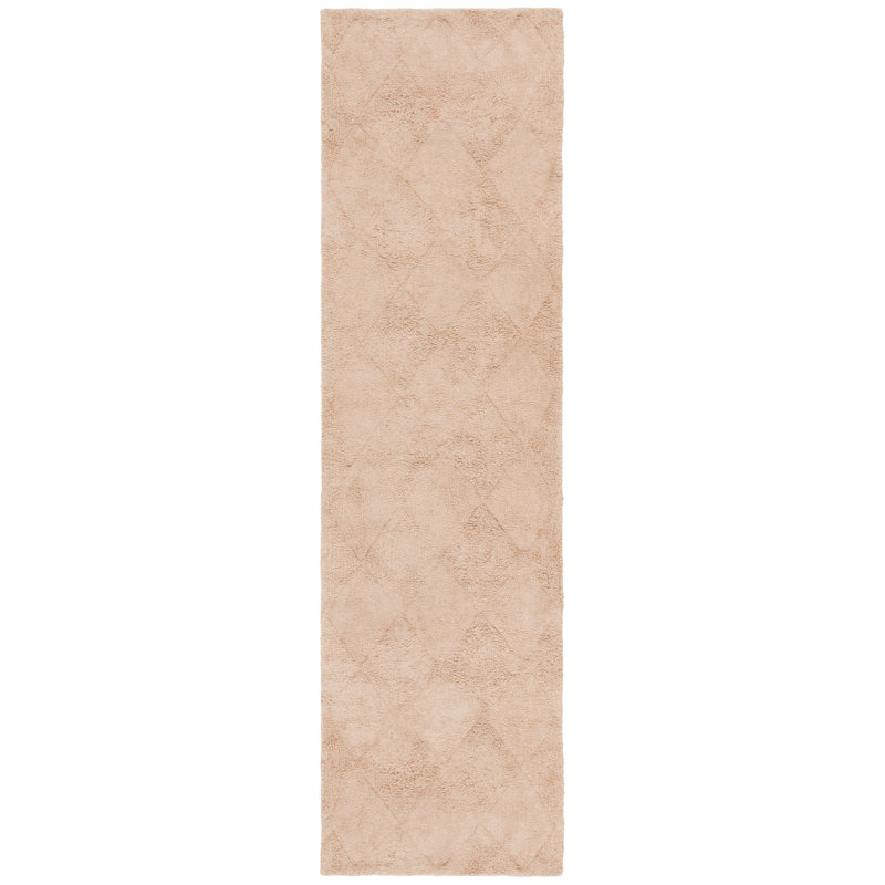Easy Care 226 Hand Tufted Recycled Cotton Machine Washable Geometric Indoor Use Only Rug, Runner 2'3" x 9'