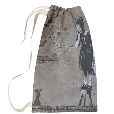 Fabric Laundry Bag with Handles