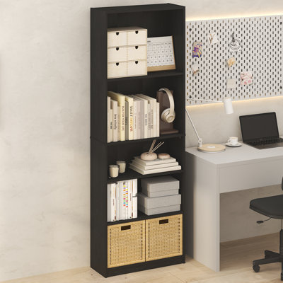 Bibliothèque à 5 niveaux Furinno JAYA Simply Home