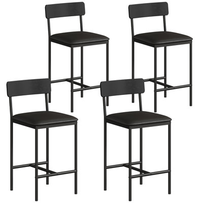 Counter Stool with Metal Frame