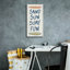 Toile épique Graffiti «Beach Time 5 Fun» par James Wiens, 12 po x 24 po
