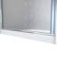  Porte de douche battante semi-sans cadre en nickel brossé et verre de pluie DreamLine-123014994-123014993-123014991