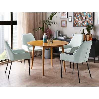 Whipton Round Solid Wood Base Dining Table
