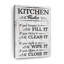 «Clean Kitchen», impression sur toile-1403859963