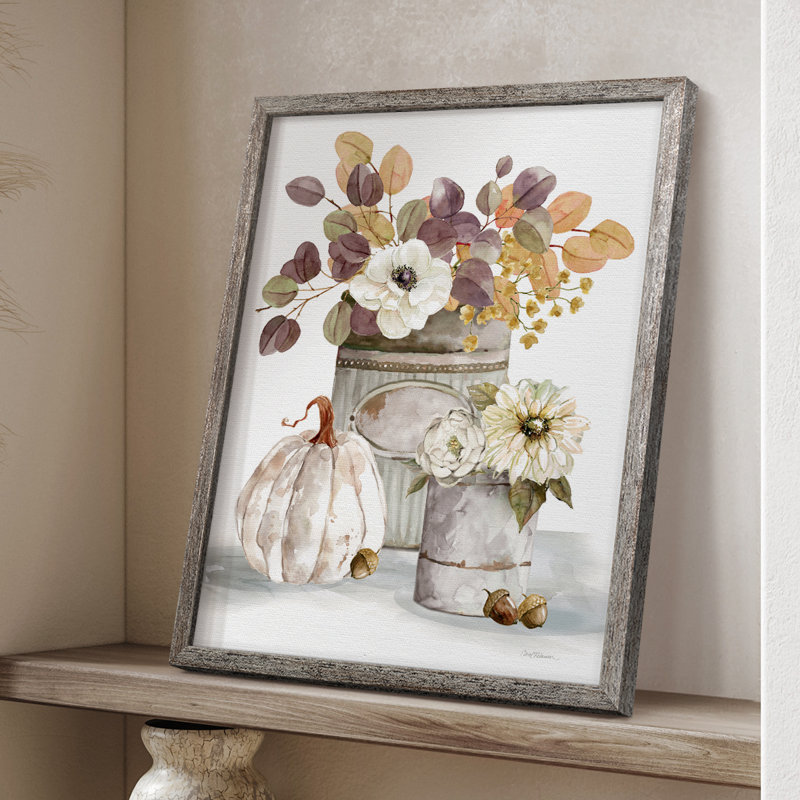 Autumn Arrangement I, reproduction encadrée - bois massif 49224, H 11 po x l 9 po