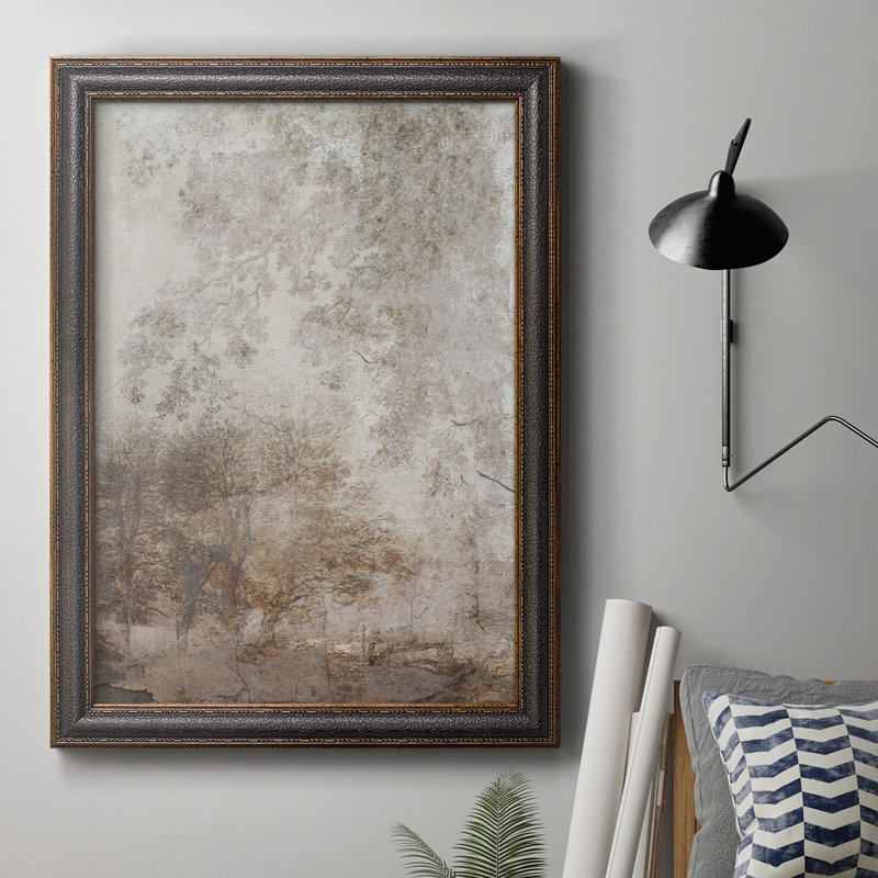 Fresco Collage I, toile encadrée de qualité supérieure - prête à être accrochée, H 27 po x l 18 po x P 2,5 po