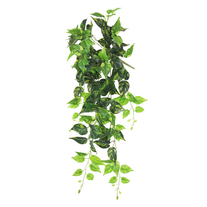Plante artificielle suspendue lierre Pothos, H 32 po x l 12 po x P 6 po