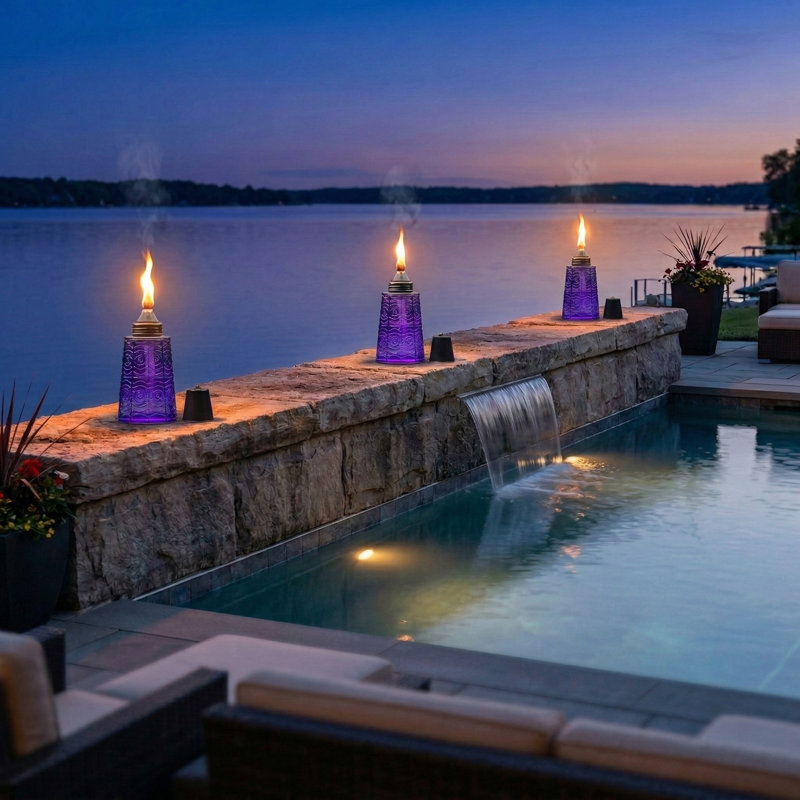 Torches Tiki Citronella, Mauve