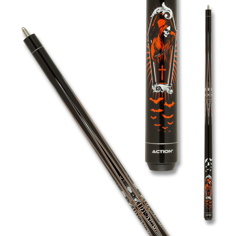 Action ACT166 Garage Pool Cue Billiard Stick Billiards Cues, 20oz