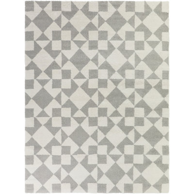 Guildford Grey/Cream Southwest Modern Area Rug