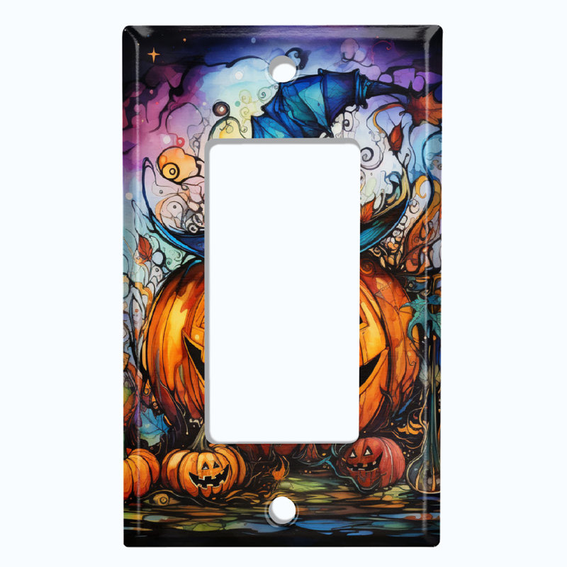 Figurine murale d'Halloween festive et citrouille d'Halloween