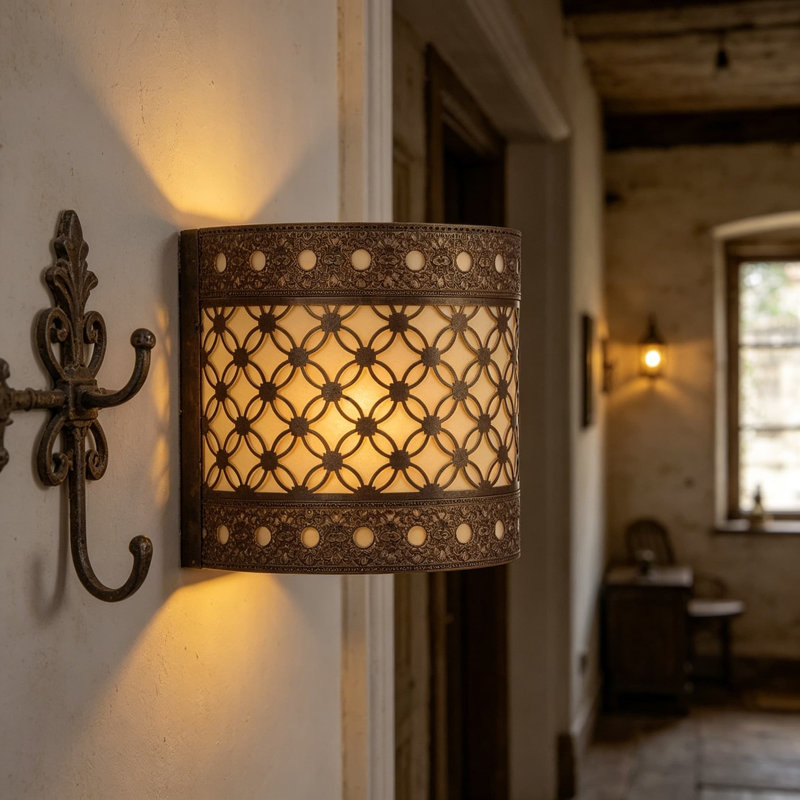 Applique murale à piles avec ampoules DEL vacillantes - aucun câblage requis, suspension facile pour une ambiance intérieure