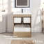Ensemble de meuble-lavabo simple 24 po 24 po