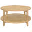Table basse ronde en bois massif