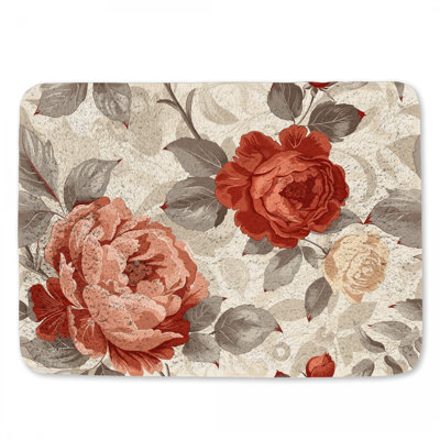 Tapis de bain en microfibre / microsuède Tichonn